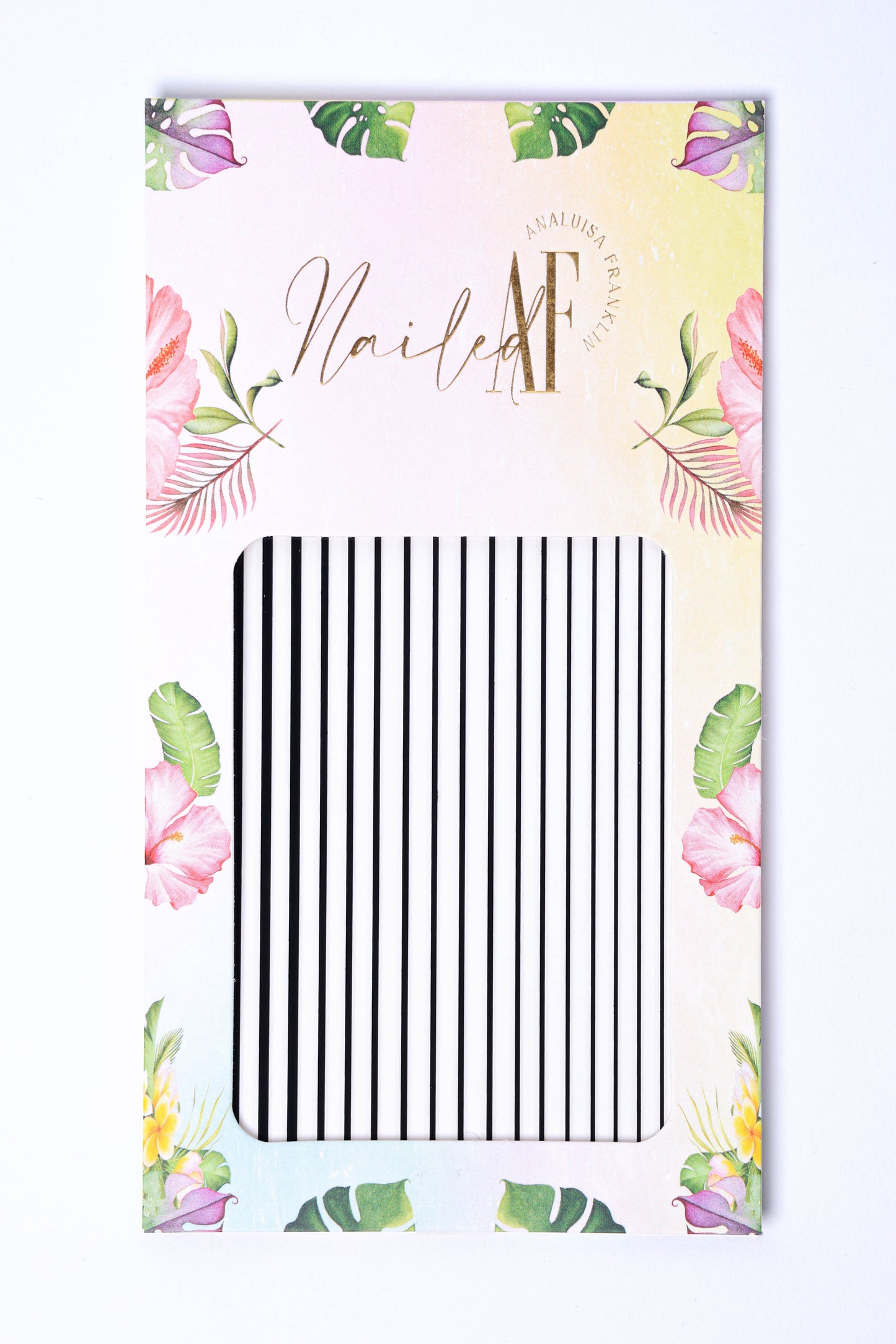 Matte Black Line Sticker Sheet