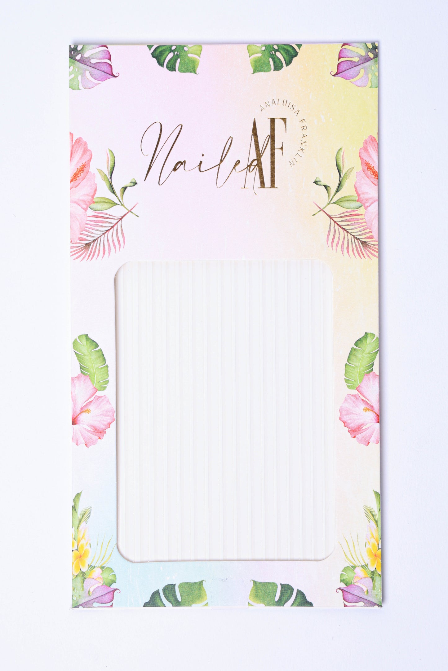 Matte White Line Sticker Sheet