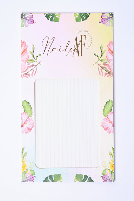 Matte White Line Sticker Sheet