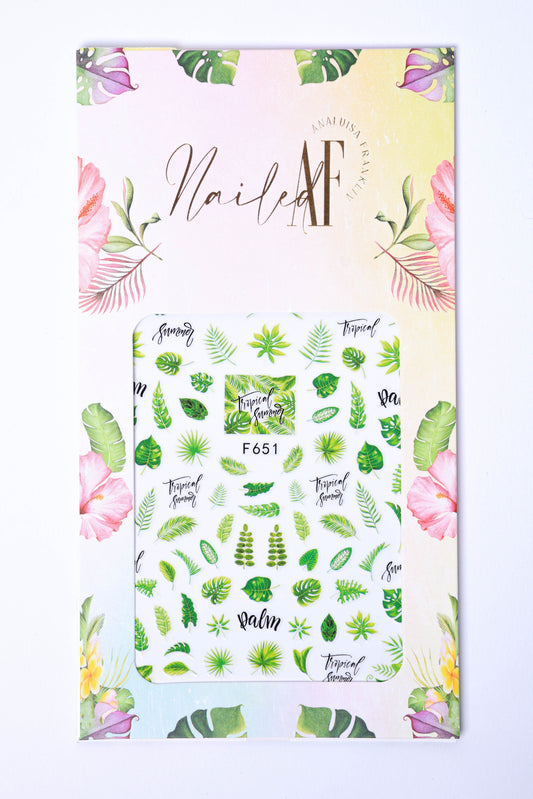 "Tropical Summer" Sticker Sheet