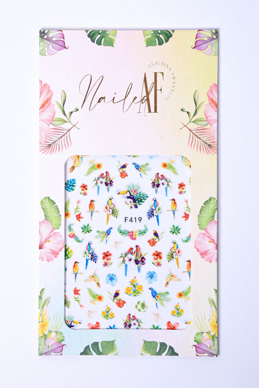 "Birds of Paradise" Sticker Sheet