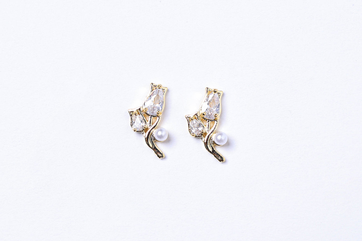 "Bling Pearl Rose" Charm GS1464✨