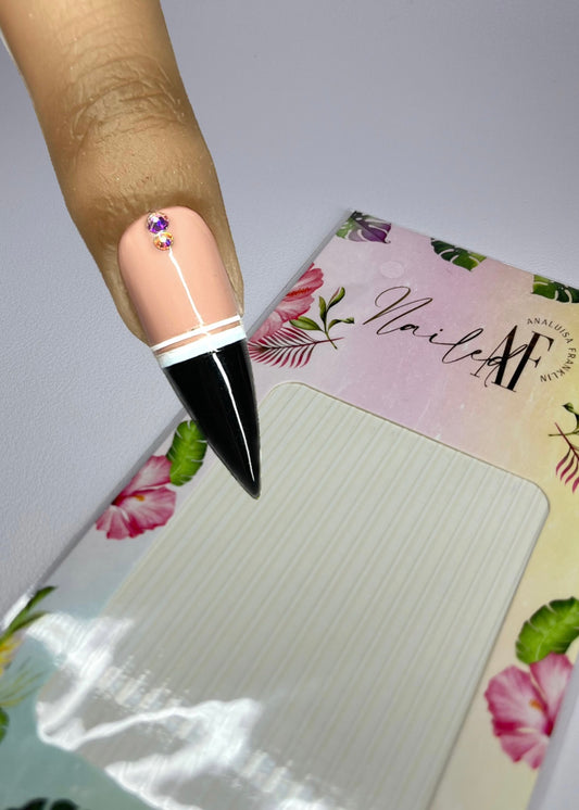 Matte White Line Sticker Sheet