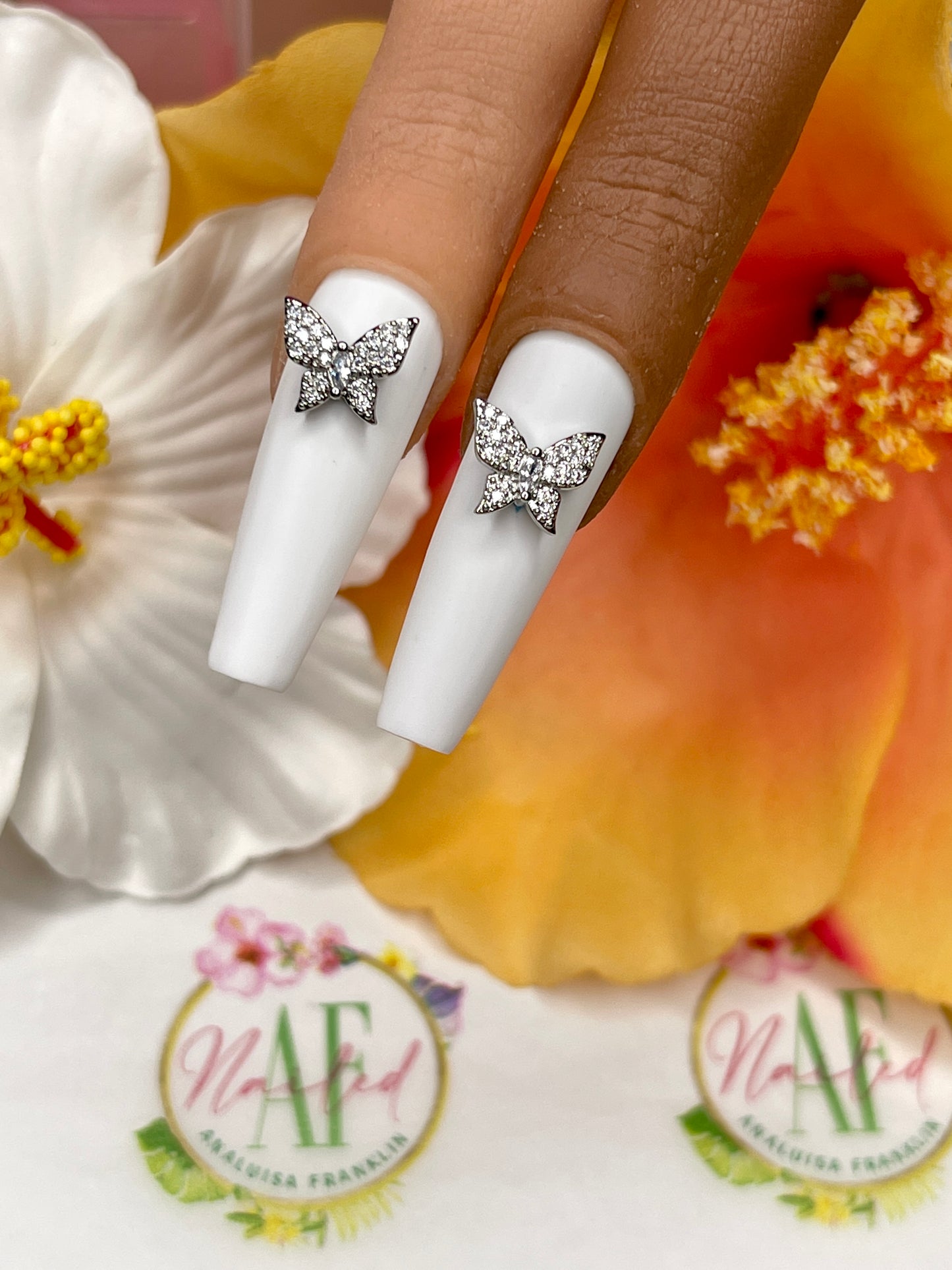 "Silver Butterfly" Charm AF1228✨