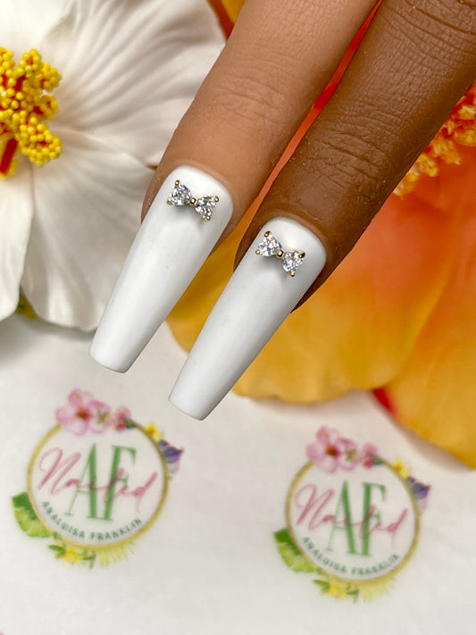 "Mini Crystal Bow" Charm AF1298✨