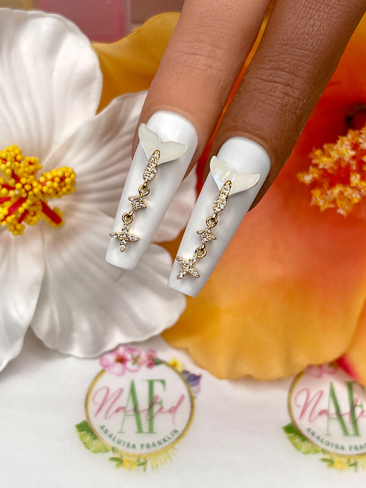 "Gold Mermaid Tail" Charm GS1317✨