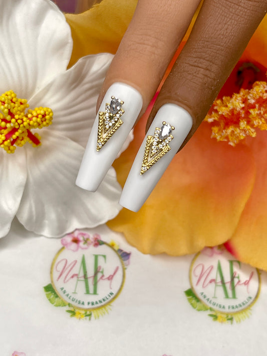 "Triangle Glam" Charm AF98✨