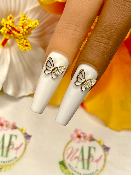 "White Butterfly" Charm GS1394✨